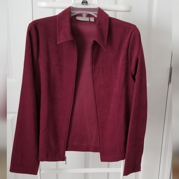 Slightly used, Croft & Barrow, zip-up blazer - Picture 3 of 3